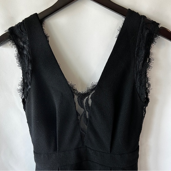 BCBGeneration Junior's Lace Insert Georgette Mini Dress Size 2 - Picture 2 of 12